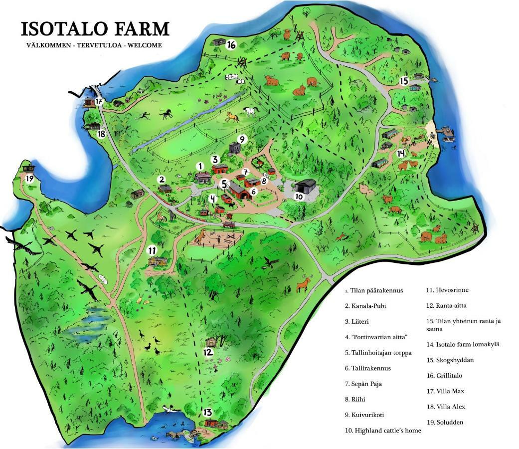 Isotalo Farm At Enaejaervi Lake 살로 외부 사진